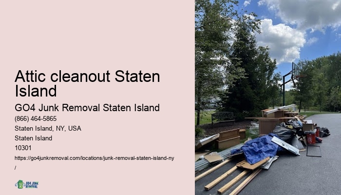 Hoarder cleanout Attic cleanout Staten Island
