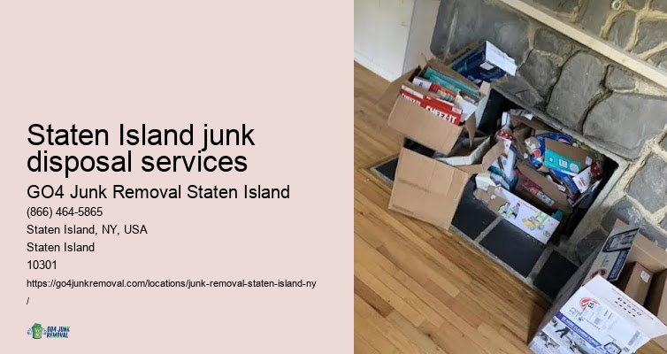 Staten Island junk disposal services junk pick up