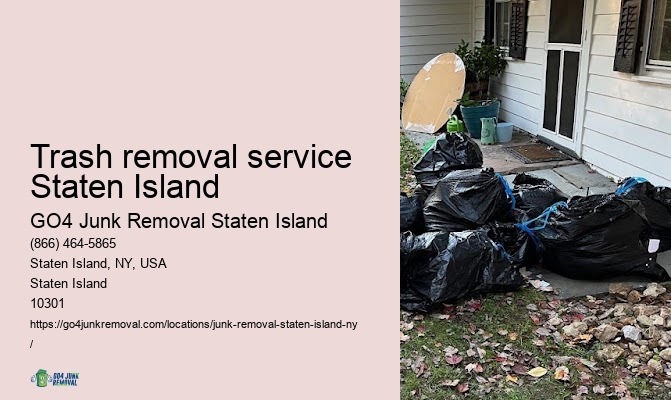 Trash removal service Staten Island chemical cleanup